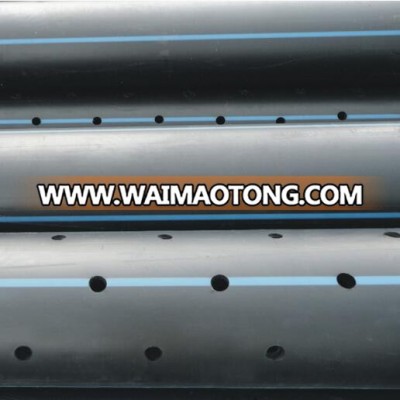 Subsoil Water Supply PE Plastic Perforated Pipe