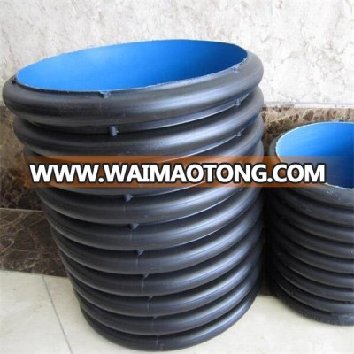 Large Diameter Plastic Corrugated Water Drainage Perforated Pipe on Sale